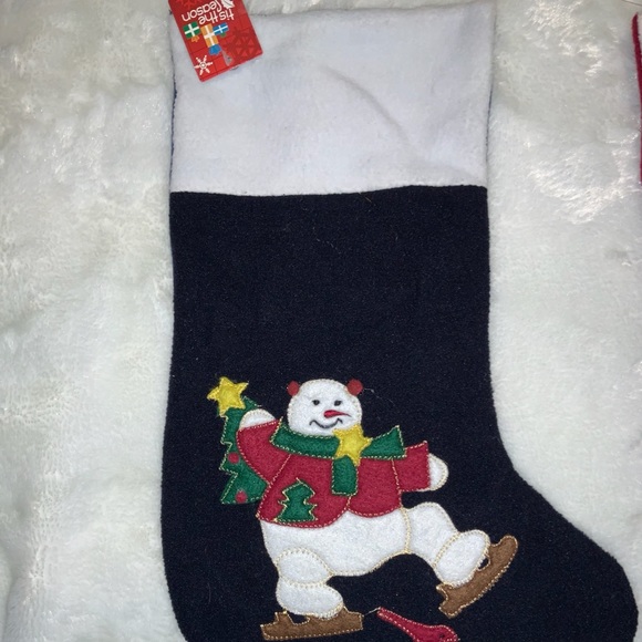 4/$16 - 19” PLUSH CHRISTMAS STOCKING - Picture 2 of 8
